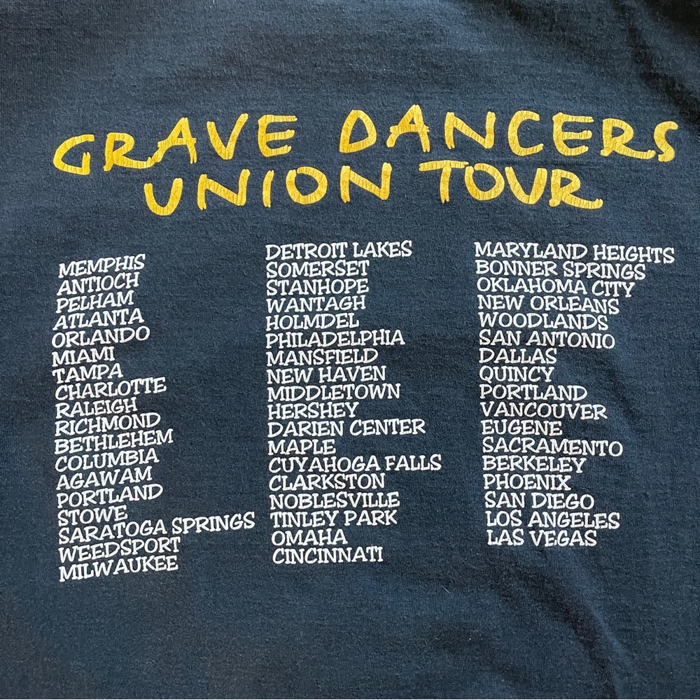 Vintage 1992 Soul Asylum Grave Dancers Union Tour T Shirt 20” x 28” Large - Picture 4 of 8